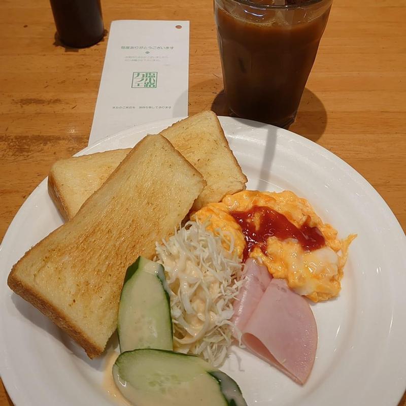 スクランブルトーストセット(塩小路カフェ )