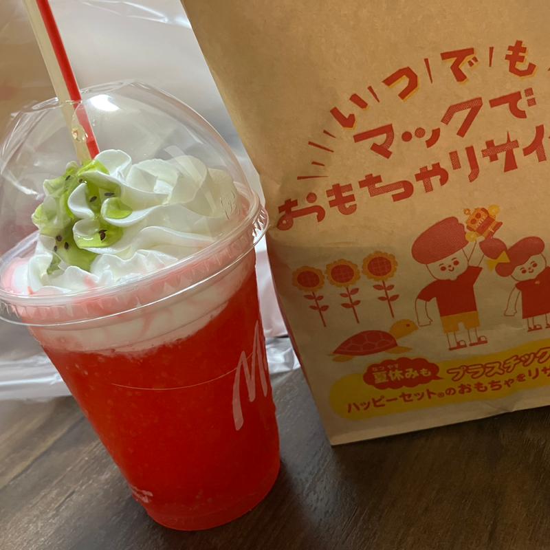 すいかフラッペ(マクドナルド 関西国際空港店)