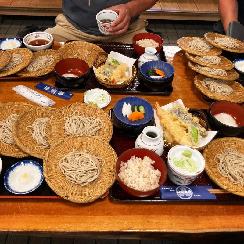 天麩羅そば定食 そば食べ放題(川田奥藤 第二分店)