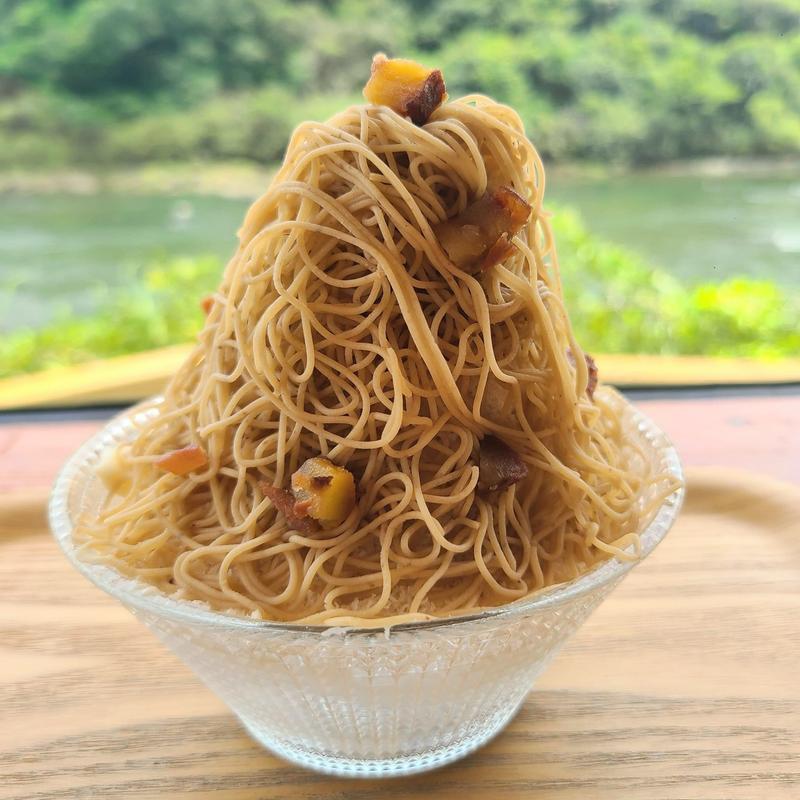 栗かき氷(道の駅 四万十とおわ)