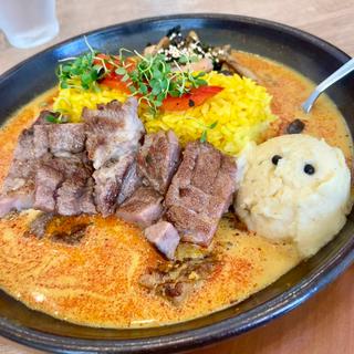 豚肩ロースステーキカレー(Rスリランカ YOKOHAMA)