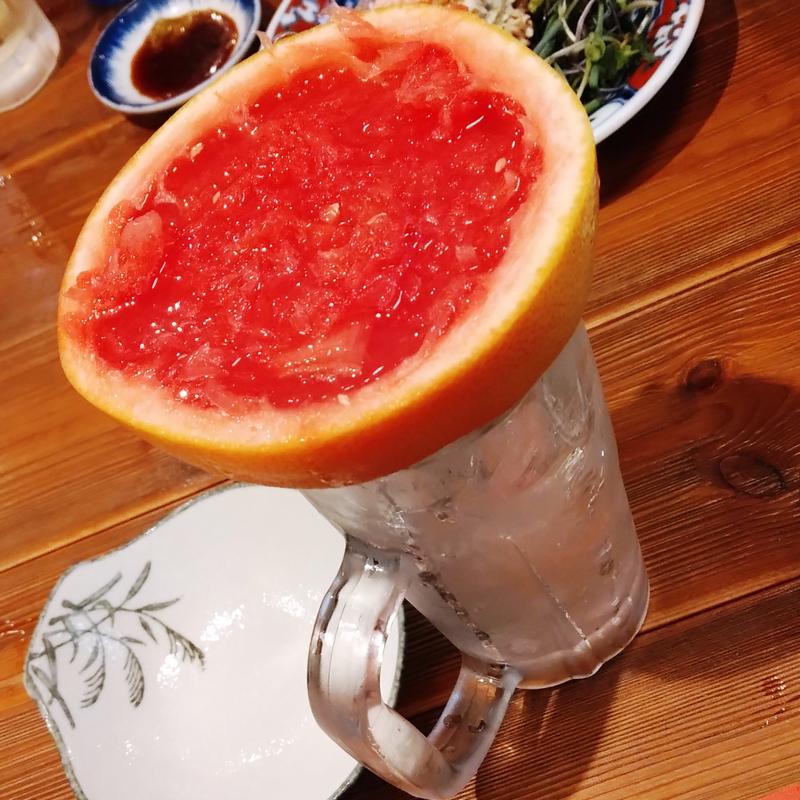 生グレープフルーツサワー(すずや はなれ 溝の口店)