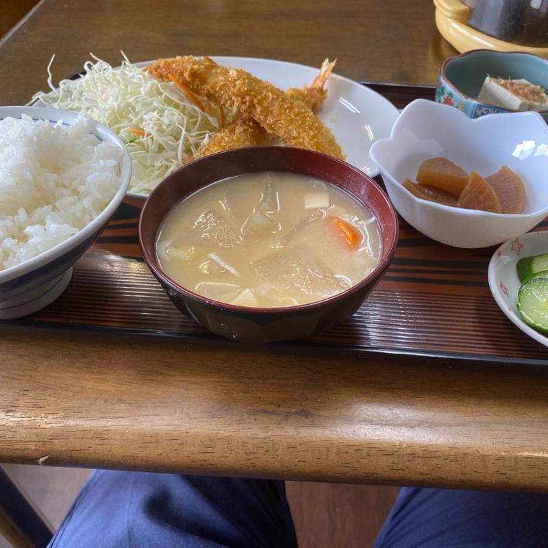 エビフライ定食(大勝)