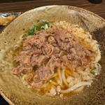 肉うどん定食　かやくご飯付
