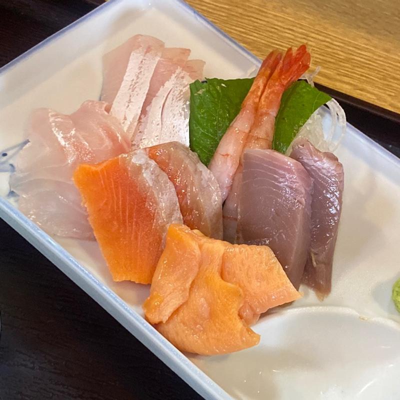 刺身盛り合わせ定食(大衆割烹八珍柿 )