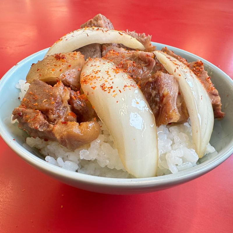 半ライス(ラーメン山岡家 上三川店)