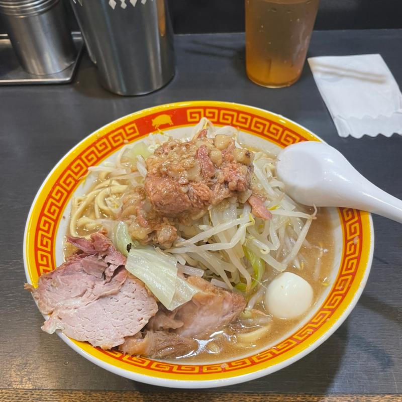 ラーメン豚1枚少なめうずら(えどもんど)