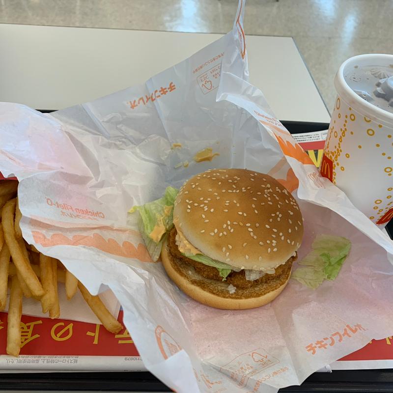 チキンフィレオセット(マクドナルド 花川ビッグハウス店 )