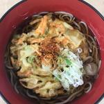 かき揚げ天そば(そば処 鷹（新幹線改札内）)