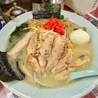 ネギ豚トロチャーシュー（塩)＋玉子(ラーメンショップ幸手 金田亭)