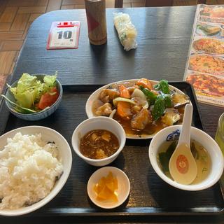 酢豚定食(餃子菜館てんじく 西明石店)