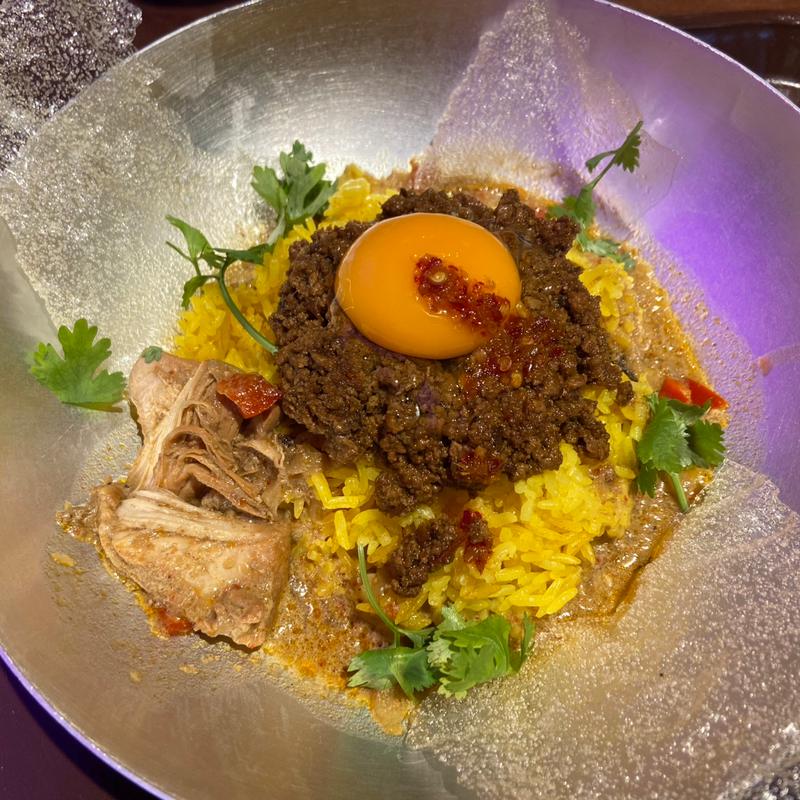 「麻婆咖喱とココナッツ咖喱」あいがけ(Tipsy Tiger 香辛飯店)