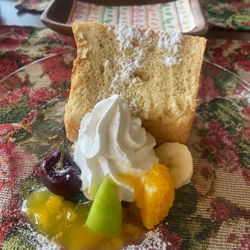 シフォンケーキ(びいどろ茶房)