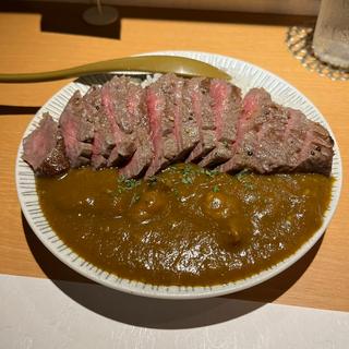 宮崎牛ステーキカレー(晩酌屋O's（エンズ）)