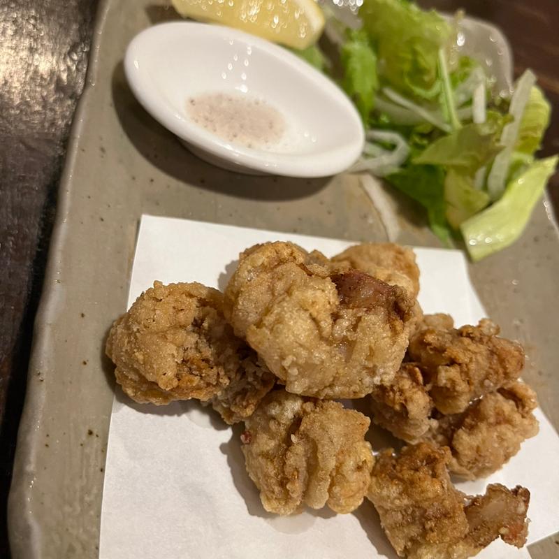 丸腸の唐揚げ(中華菜食 直家)