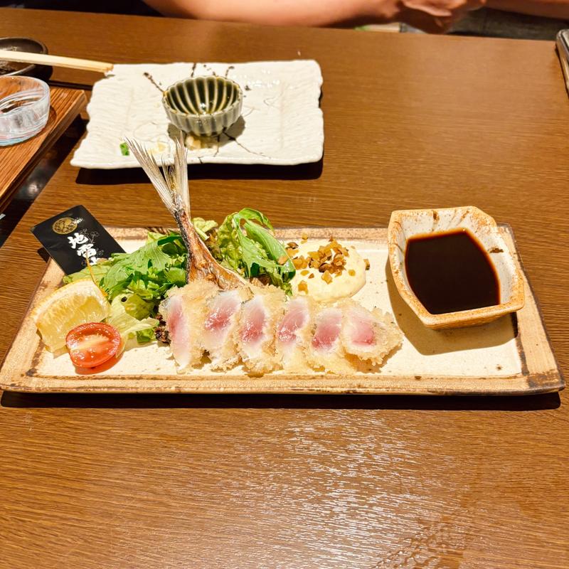 レアアジフライ特製タルタル(石と肴 地雷也 )