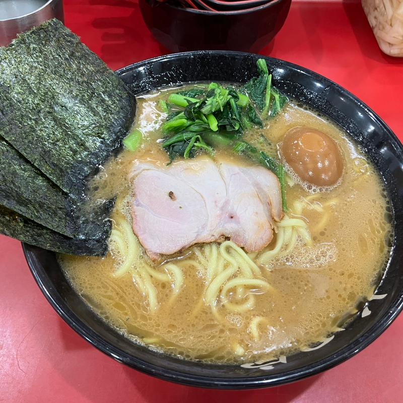 ラーメン中味玉(杉田家 千葉祐光店)