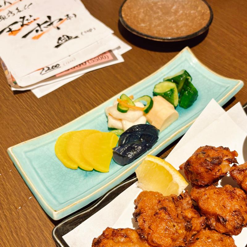 おしんこ盛り合わせ(石と肴 地雷也 )