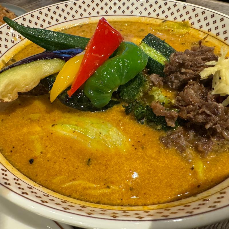 牛スジ野菜カレー(Rojiura Curry SAMURAI． 神楽坂店 （Rojiura Curry SAMURAI.）)
