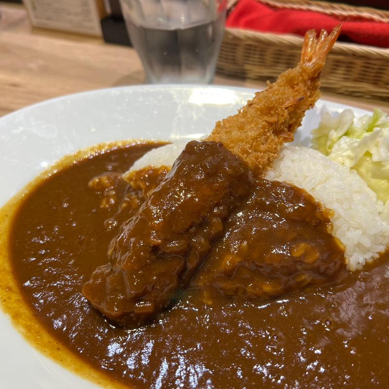 エビフライカレー(ダイヤモンドカリー 大阪国際空港)