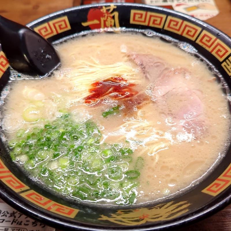 天然とんこつラーメン(天然とんこつラーメン専門店 一蘭 仙台駅前店)