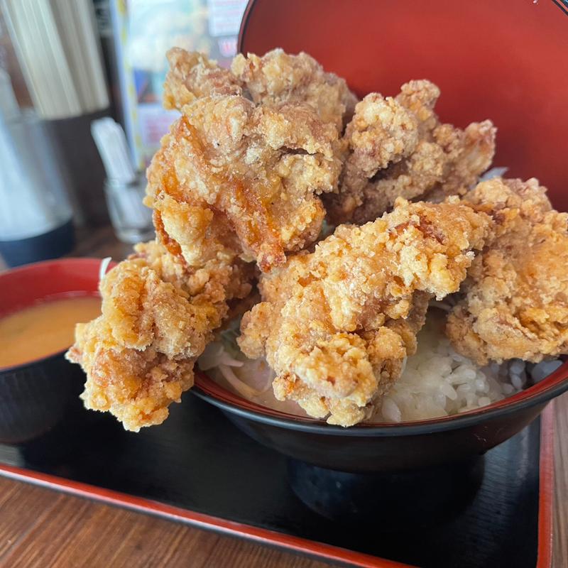 唐揚げ食放題ランチ(餃子のさんくみ 立川本店)