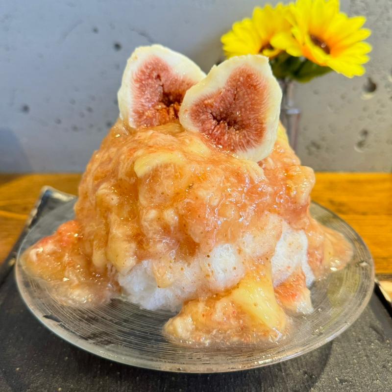 いちじくぜんかい(トウキョウ シェイブアイス ネコゴオリ (Tokyo Shave Ice necogoori))