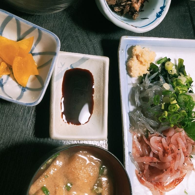 生しらす生さくらえび定食(お食事処源氏)