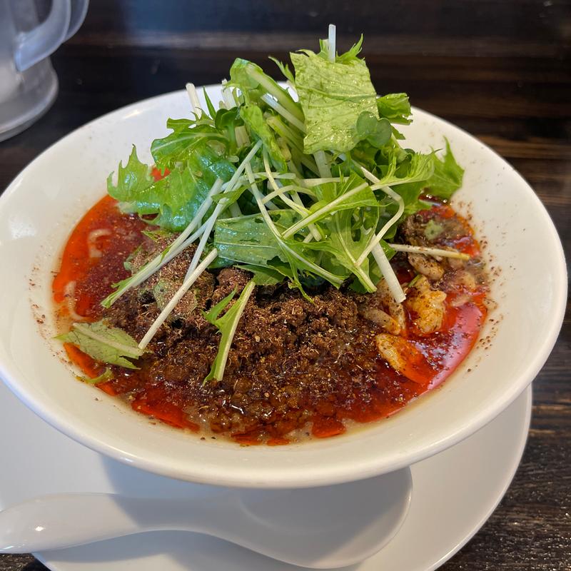 冷やし担々麺(四川担担麺  阿吽 浅草店)