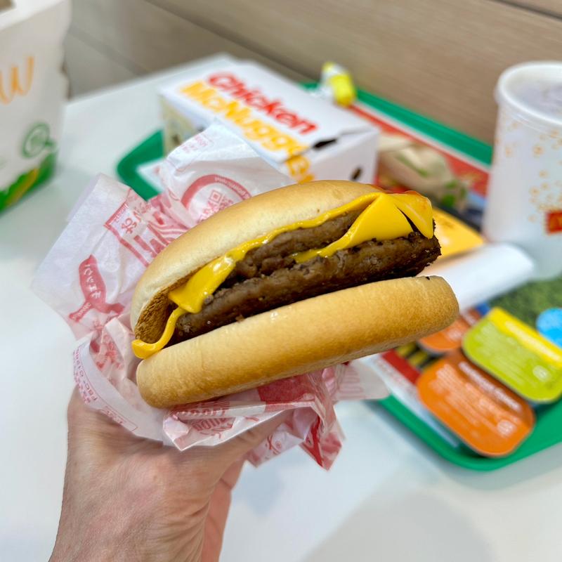 ダブルチーズバーガー(オリンピック 墨田文花店)