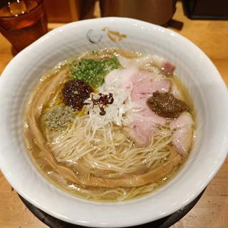 真鯛と蛤の塩そば(SOBA HOUSE 金色不如帰 新宿御苑本店 （コンジキホトトギス）)