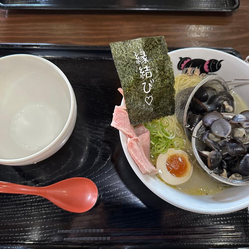 しじみ塩らーめん　しじみ増し(かみあり製麺 )