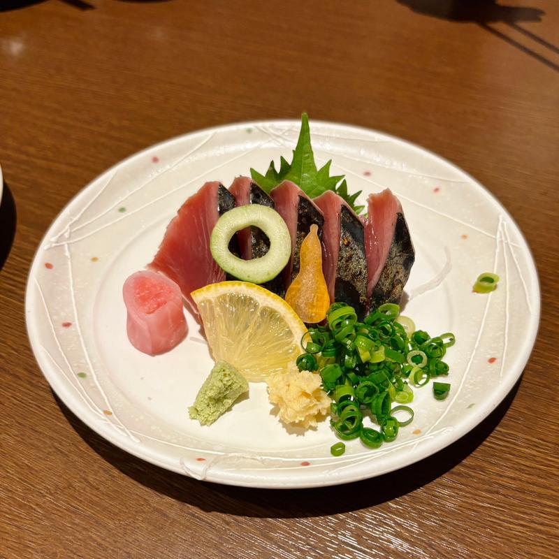 もどりカツオたたき(石と肴 地雷也 )