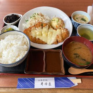 チーズかつ定食(食事処 井田長)