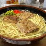 ソーキそば(空港食堂 （クウコウショクドウ）)