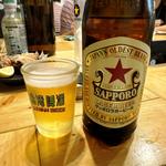 サッポロ赤星ラガー(大衆酒場 チャン栓チャン)