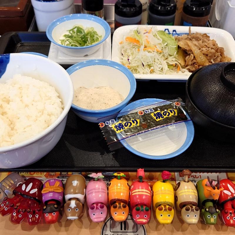 得朝牛皿定食(松屋 郡山芳賀店 )