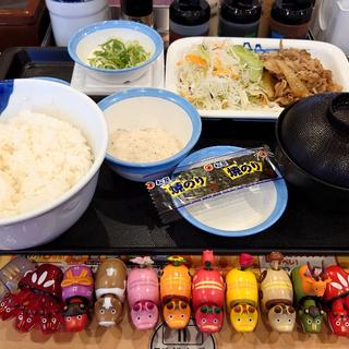 得朝牛皿定食(松屋 郡山芳賀店 )