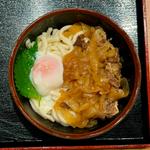 冷) 肉温玉ぶっかけうどん