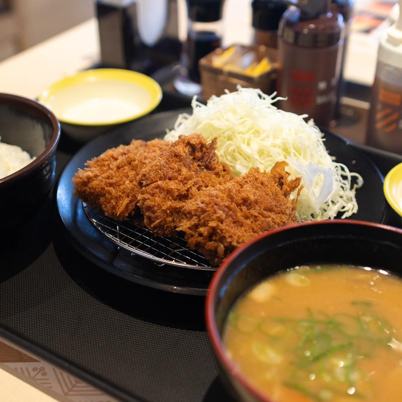 ラムかつ定食(かつや 姫路野里店)