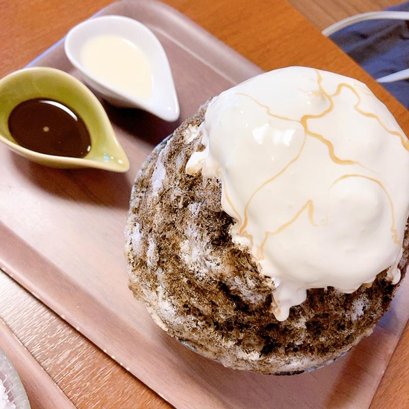 ほうじ茶生クリーム(カフェ不二熊野店)