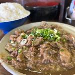どて焼定食 中ごはん