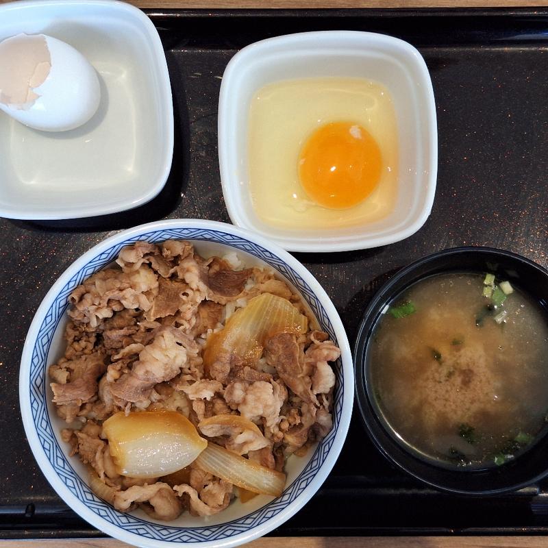 朝牛セット(吉野家 伊賀上野店 )