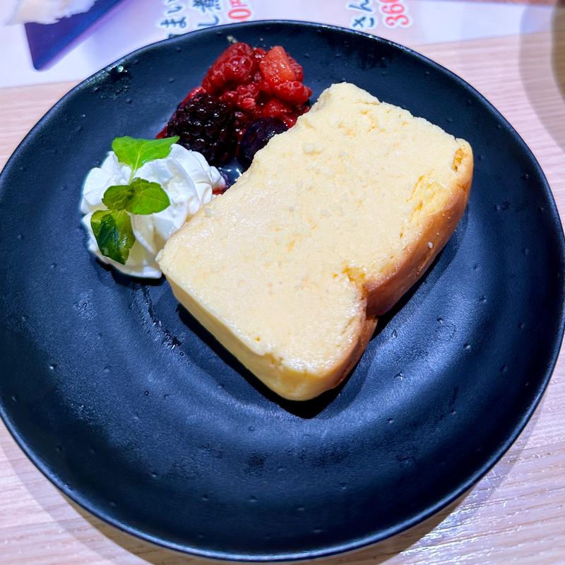 バスクチーズケーキ(すし銚子丸 亀戸店)