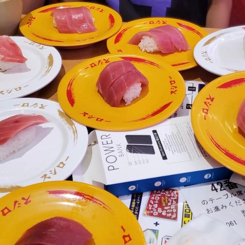 まぐろ尽くし(スシロー 堺百舌鳥店)