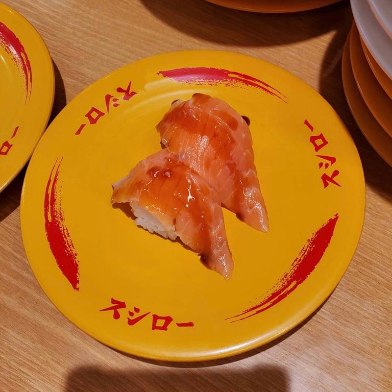 サーモンたれ(スシロー 堺百舌鳥店)