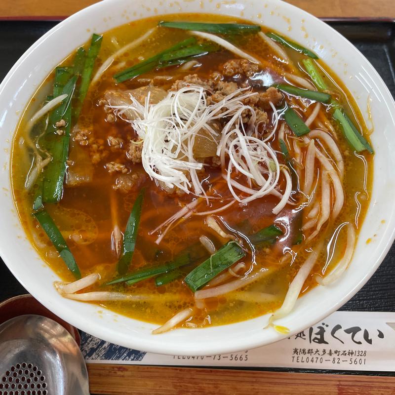 勝浦タンタンメン(磯料理 朴亭 （イソリョウリボクテイ）)