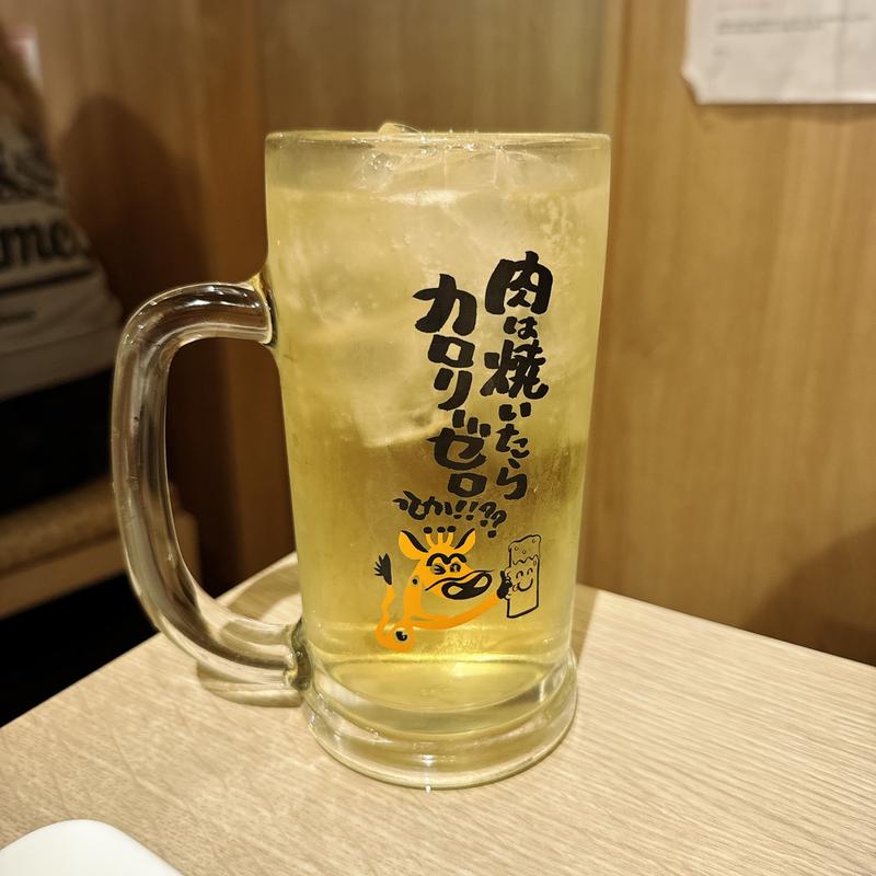 角ハイボール（メガ）(タレ焼肉、塩ホルモン まるきん食堂 渋谷店)