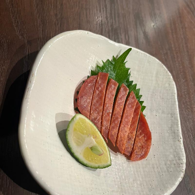 干し明太子炙り(天びん棒)