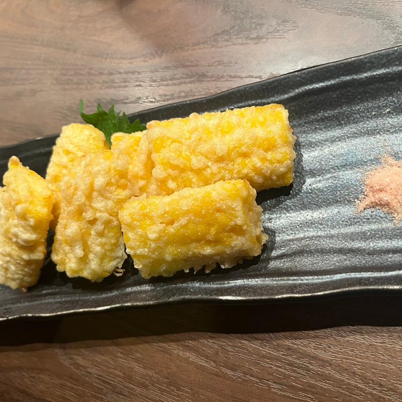 とうもろこし天麩羅(天びん棒)